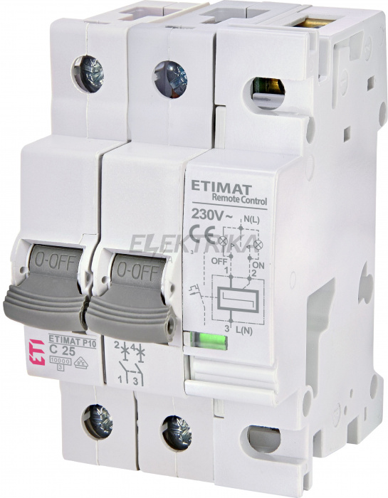 Автоматичний вимикач ETI ETIMAT RC 2p C25 632521104