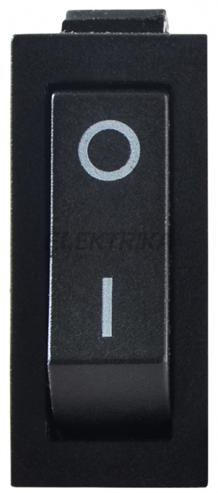 Перемикач одноклавішний АСКО-УКРЕМ KCD3-111 B/B чорний (A0140040026)