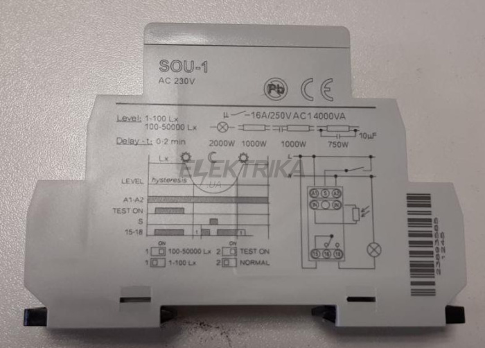 Добове реле Etimat SOU-1 230 AC (1*16A_AC1) (2470011)
