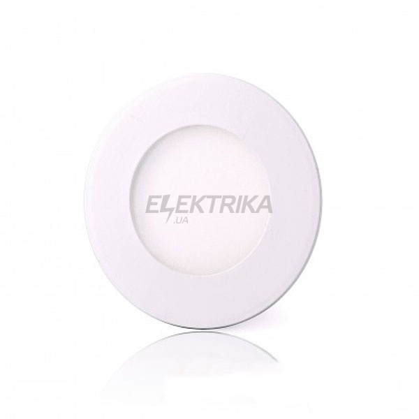 Світильник LED-R-90-3, 3Вт, 6400К, коло вбудований 90мм