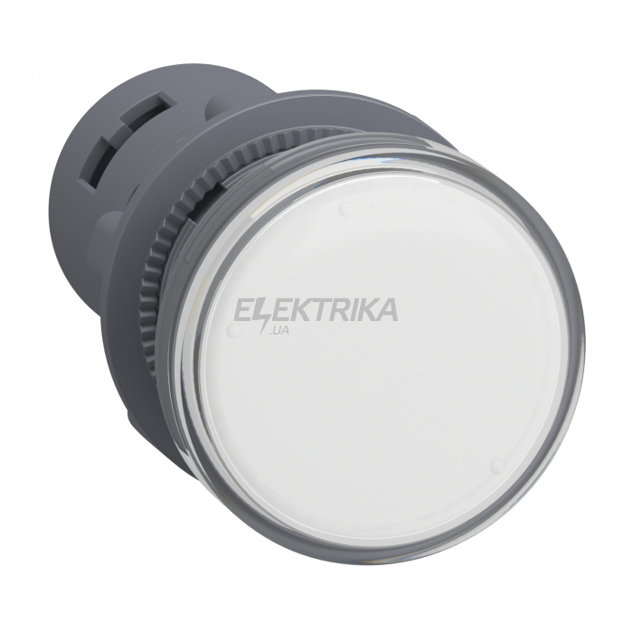 Монолітна сигнальна лампа Schneider Electric СИГНАЛ. ЛАМПА, БІЛА, ~220В, XА2EVM1LC