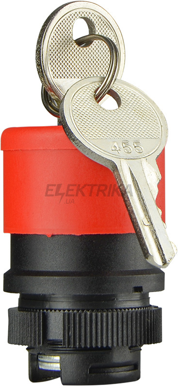 Кнопка аварійна АСКО-УКРЕМ XB2-ES74 d30mm із ключем (A0140050024)