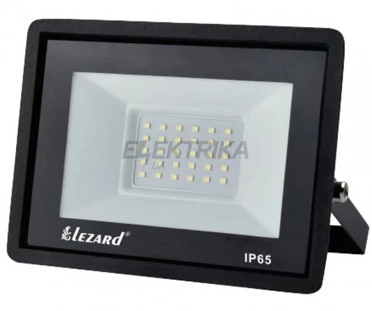 Світлодіодний прожектор 10Вт, алюмінієвий корпус IP65 6500K 800Lm LEZARD (PAL6510N)