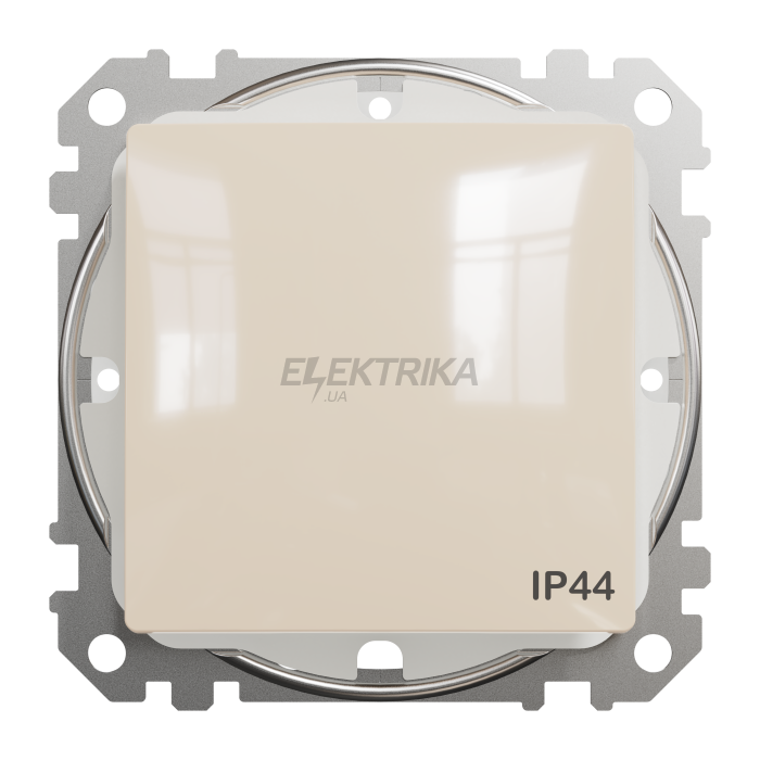Одноклавішний перемикач IP44 Бежевий Sedna Design Schneider Electric SDD212106