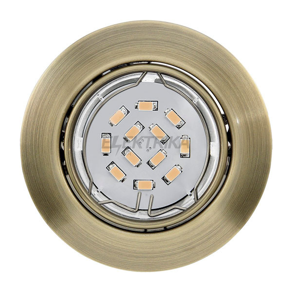 Точковий світильник, що вбудовується "Peneto" 3x5W GU10 LED, бронза, 94409