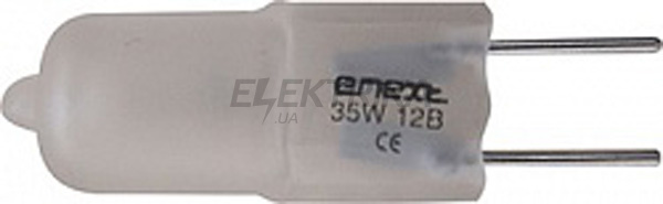Лампа галогенна e.halogen.jc.g4.12.35.frost матова, патрон G4, 12V, 35W