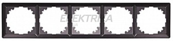 Рамка e.lux.10104L.5.fr.anthracite 5-місна, "антрацит"