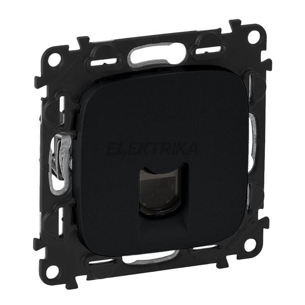 Розетка RJ45 Кат.5е UTP, антрацит, Valena ALLURE
