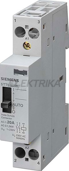 КОНТАКТОР SIEMENS AUT 1НО+1НЗ 230V20A
