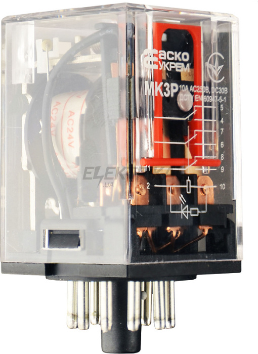 Реле проміжне АСКО-УКРЕМ МK3P (AC 24 V) (A0090010004)