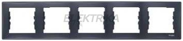 Рамка 5-постова графіт Schneider Electric Sedna (SDN5800970)