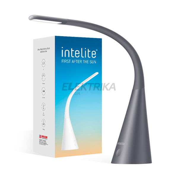 Настільний світильник Intelite Desklamp Iron Grey (DL4-5W-IGR)
