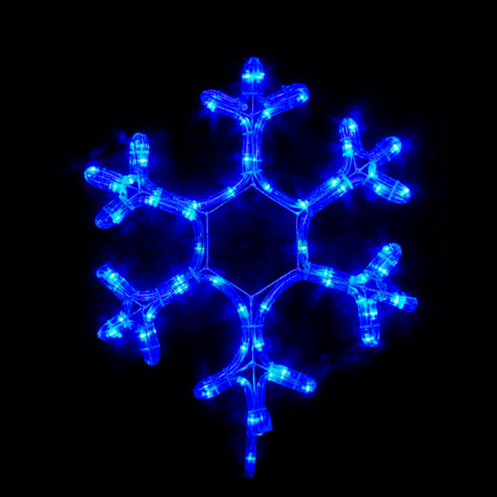 Гірлянда зовнішня DELUX MOTIF Snowflake 40см 12 flash синій IP44 EN (90012962)