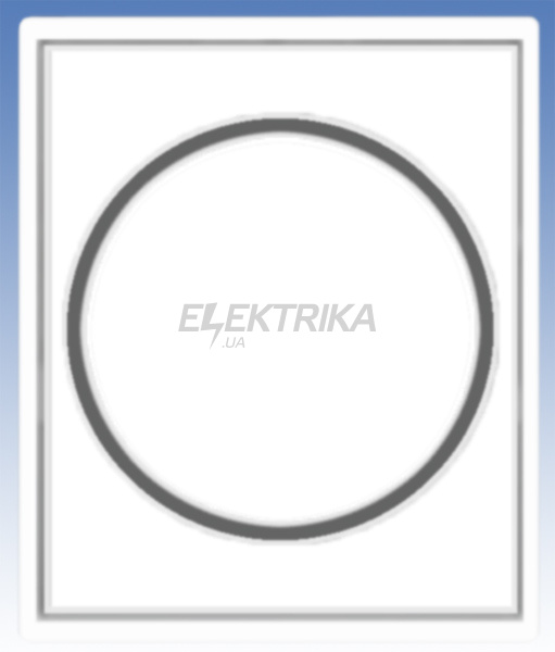 Центральна пластина для поворотного світлорегулятора, білий/білий, Time, Elektro-Praga
