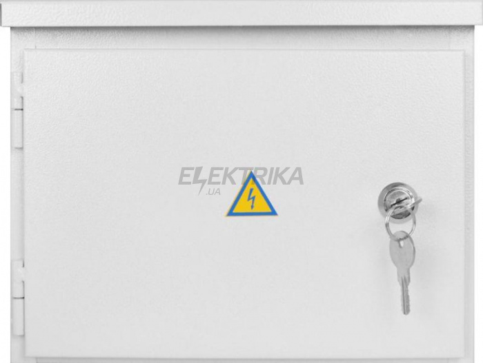 Шафа E.NEXT e.mbox.stand.n.12.z металева, під 12 модулів, герметична, IP54, навісна, із замком (s0100129)