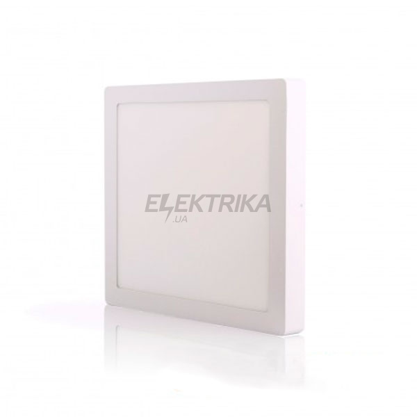 Світильник LED-SS-300-24, 24Вт, 6400К, квадрат накладний 300x300мм