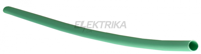 Термозбіжна трубка АСКО-УКРЕМ Ø 2,0/1,0 (1м) зелений (A0150040273)