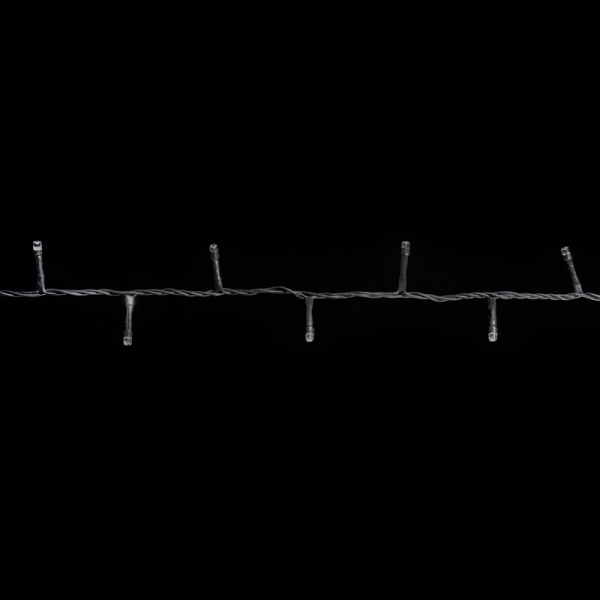 Гірлянда внутрішня DELUX STRING З 100LED 5m білий/чорний IP20 (90009493)
