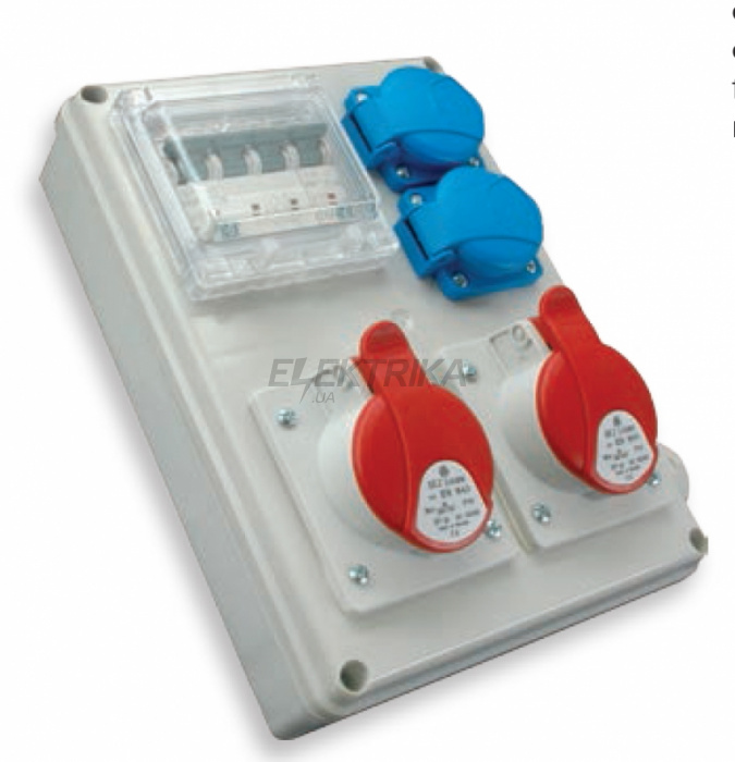 Розетка промислова ETI EDS4 2-2/2-5 32 004483101