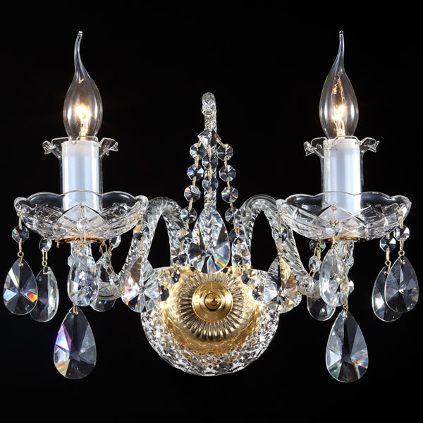 Бра Maytoni ARM907-02-G Diamant Cristal Lira
