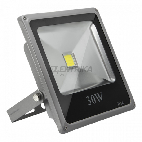 Прожектор світлодіодний LED 30Вт, 40 SLIM з датчиком руху