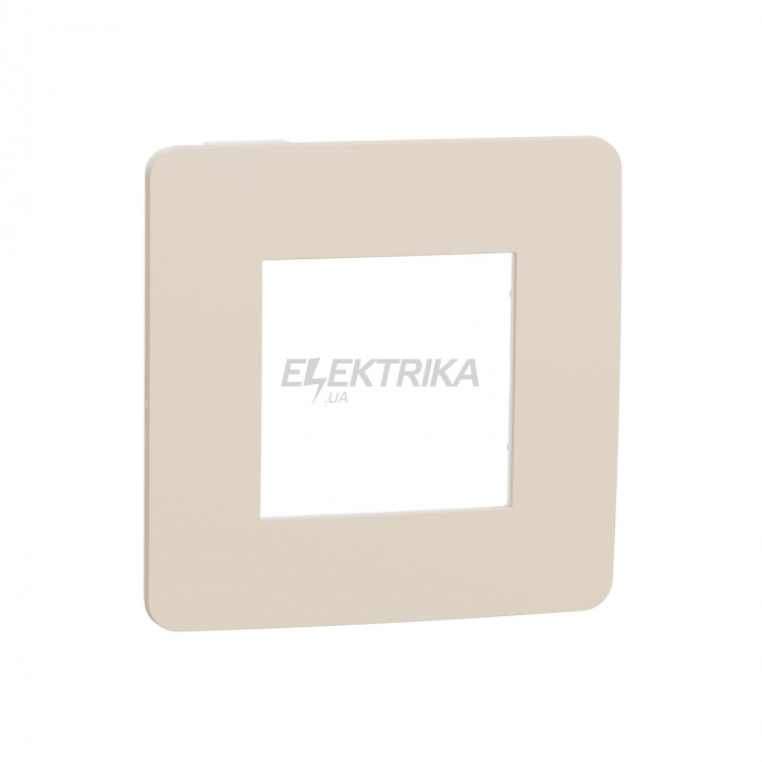 Рамка Schneider Electric Рамка 1-постова, бежева/бежева Unica New Studio Color NU280244