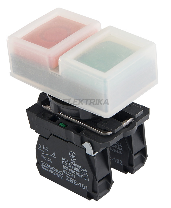 Кнопка подвійна "Старт/Стоп" АСКО-УКРЕМ TB5-AL9325 IP66 (A0140010171)
