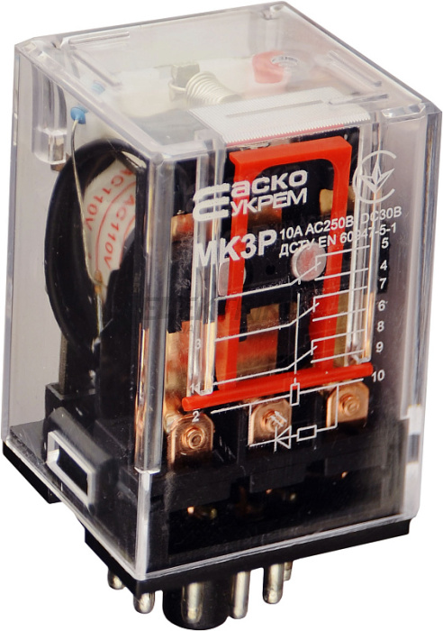 Реле проміжне АСКО-УКРЕМ МK3P (AC 110 V) (A0090010017)