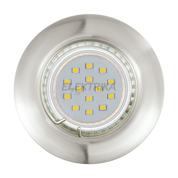 Вбудований світильник "Peneto" 3х3Вт GU10 LED, (набір з 3шт), нікель мат, 94237