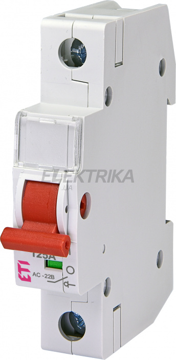 Вбудований вимикач ETI SV 1125 1p 125A 002423117