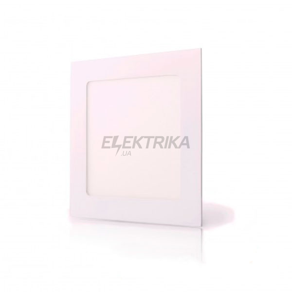 Світильник LED-S-170-12, 12Вт, 6400К, квадрат, що вбудовується 170x170мм