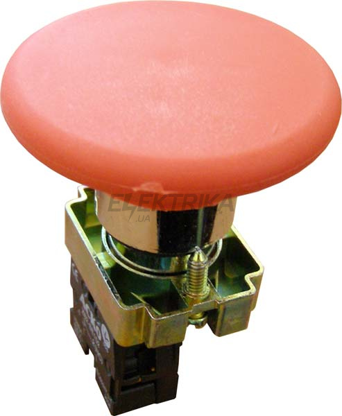 Кнопка "грибок" (d 60 мм) "Стоп" червона XB2-BR42