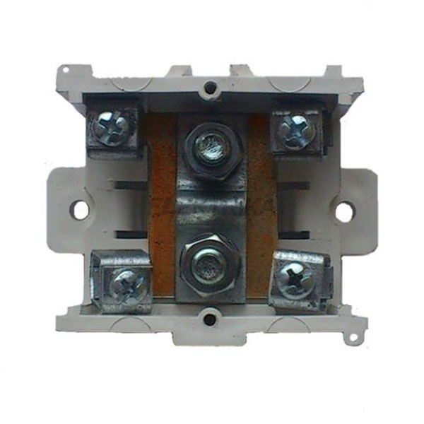 Клемна колодка прохідна e.tc.main.brass.95, 1х95 мм.кв./4х16 мм.кв., латунний контакт
