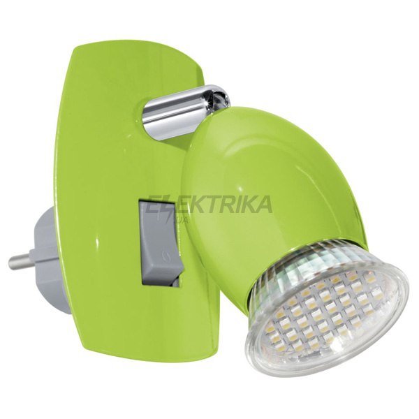 Бра в розетку "Brivi 1" 1х2, 5Вт GU10 LED, зелений, 92923
