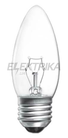 Лампа розжарювання Philips B35 60W Е27 CL свічка ін. (z000164)