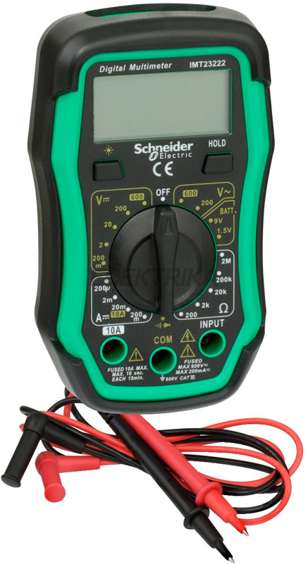 Мультиметр цифровий Schneider Electric Thorsman кат. III 600В (IMT23222)