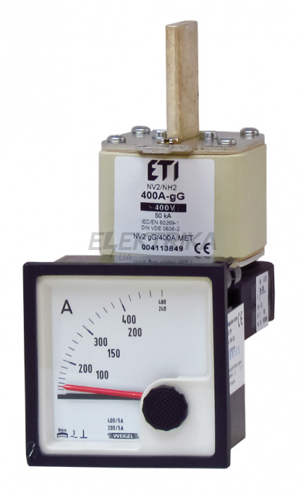Плавка вставка запобіжник ETI NH3 gG 400A/400V MET 004113854