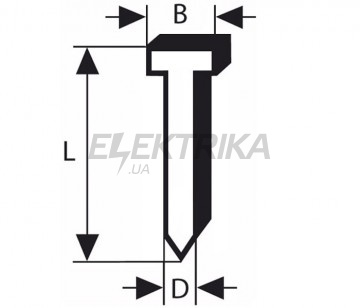 Штифт з потайною головкою SK64 35G 1,6 мм, 35 мм, verzinkt