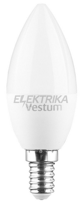 Світлодіодна лампа Vestum LED C37 8W 3000K 220V E14 (1-VS-1312)
