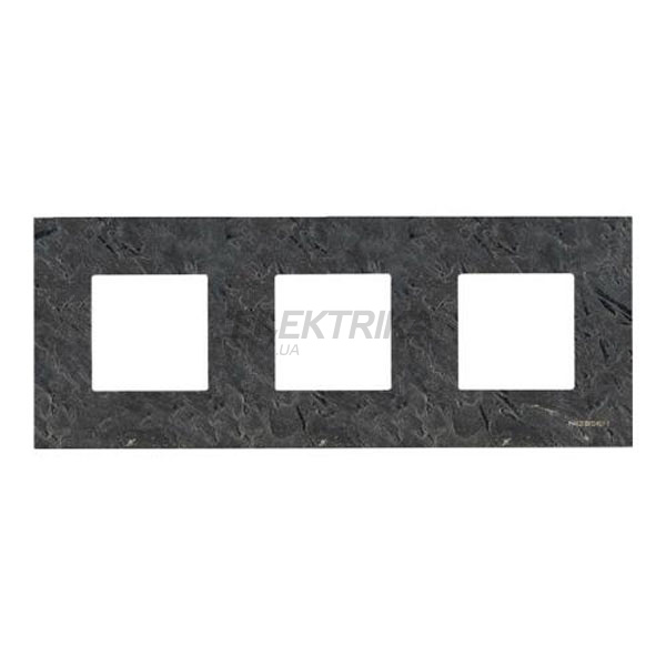 Рамка 3-постова Zenit N2273 PZ, сланець