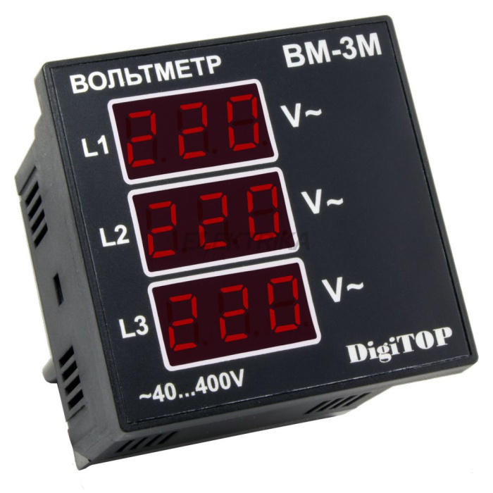 Вольтметр digitop 40-400V (ВМ-3М)