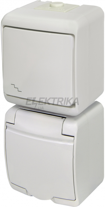 Вимикач із розеткою ETI VRHP-3s 004668029