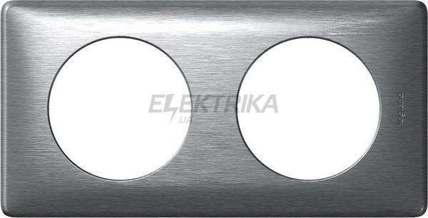 Рамка, програма Celiane, металік, 2 поста, алюміній