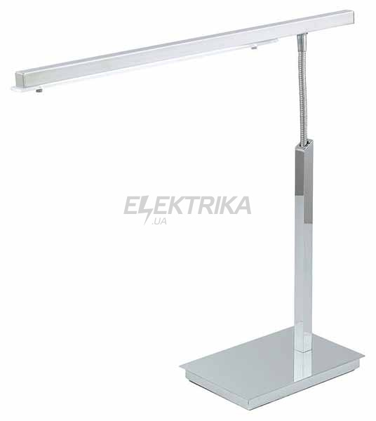 Настільна лампа 1х4,5Вт LED, білий, хром, 90768