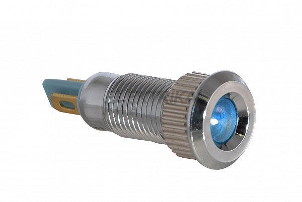 Антивандальна світлосигнальна арматура TY08F синя 24V AC/DC