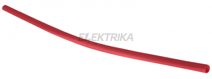 Термозбіжна трубка АСКО-УКРЕМ Ø 2,0/1,0 (1м) червоний (A0150040357)