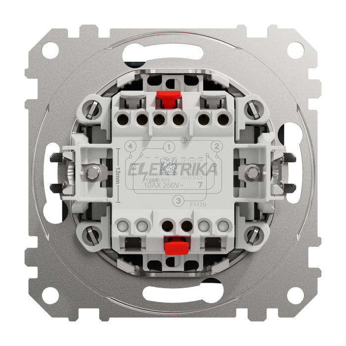 Перехресний/проміжний вимикач,Чорний, Sedna Design&Elements Schneider Electric SDD114107
