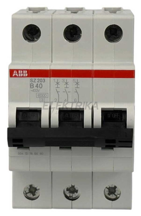 Автоматичний вимикач ABB SZ203-B40 (2CDS253025R0405)