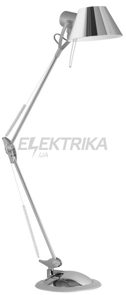 Лампа настільна OFFICE 83249 база + струбцина 1x60W E27 хром