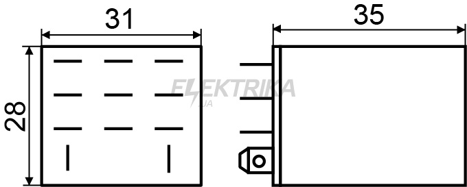 Реле проміжне АСКО-УКРЕМ LY3 (АС 220 V) (A0090070004)